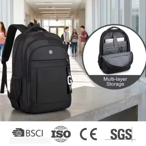 Custom Logo Laptop Backpack Unisex Large Capacity Backpack Oxford Waterproof Fashion School Bag Daily Use