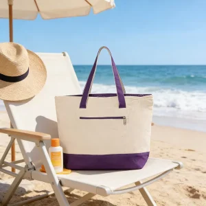 Custom Logo Large Capacity Patchwork Canvas Tote Bag Fashion Shoulder Bag Advertisement Handbag