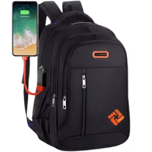 Custom Logo Large Capacity Waterproof School Travel Backpack Sport Style Business Laptop Bag for Kids Zippered Closure