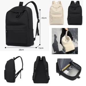 Custom Logo Lightweight Anti Theft Backpack for Boys and Girls with Zipper Closure