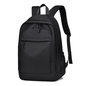 Custom Logo Lightweight Oxford Student Backpack Simple Design Schoolbags for High School Students
