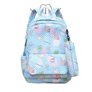 Custom Logo Multifunctional Large Capacity Waterproof 2 in 1 Student Bag School Backpack Sets