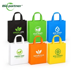 Custom Logo Printed Large Durable Promotion Thank You Gift Non Woven Shopping Bag Reusable Tote Bag Supermarket Retail Store