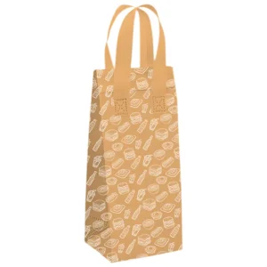 Custom Logo Printed PP Non Woven Recyclable Reusable Shopping Tote Bags Hand Length Handle Multiple Printing
