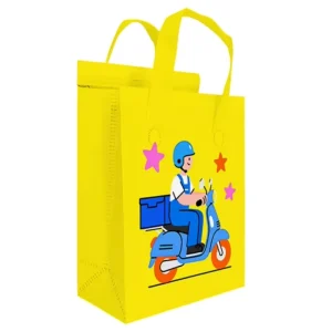 Custom Logo Printed Recyclable Non Woven Shopping Tote Bags for Business Promotion Shopping Available