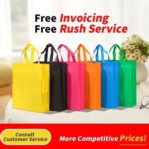 Custom Logo Recyclable Non Woven Laminated Bags Premium Waterproof 3D Shopping Bags Eco Friendly PP Gift Tote Exhibition