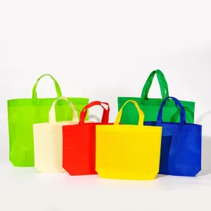Custom Logo Recyclable Non-Woven Laminated Bags Premium Waterproof 3D Shopping Bags Eco-Friendly PP Gift Tote Supermarket