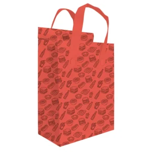 Custom Logo Recyclable Reusable Shopping Bag Non Woven Tote Bag with Handheld Cooler Design and Customized Printing Tote Bag