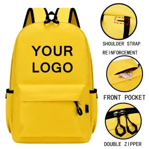 Custom Logo Unisex School Bags Waterproof Oxford Kids Backpacks Large Capacity Casual Student Fashion 20 36L