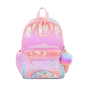 Custom Multicolor Sequins Book Bag Pink Private Label Kindergarten Schoolbags School Student Bag Toddler Backpack Mini