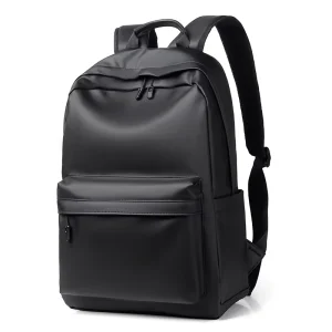 Custom New Designer Men Laptop Backpacks Waterproof PU Leather School Bag Business Casual Sports Travel Students Laptop Backpack