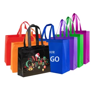 Custom Personalized Non Woven Bag Promotional Reusable Cloth Shopping Tote Bags Non Woven Ultrasonic Bags