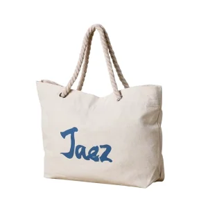 Custom Print Logo Customized Size Beach Bag Silk-Screen Customized Color Womens Tote Bags Cotton Canvas Rope Handles