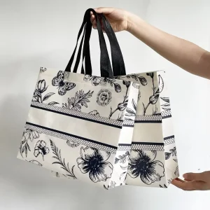 Custom Printed Eco-Friendly Recyclable Non-woven Tote Bags High Quality Reusable Supermarket Exhibition Shopping Bags Custom