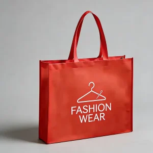 Custom Printed Laminated Non Woven Tote Carry Packaging Reusable Eco Friendly Shopping Bag for Clothing Grocery Retail Promotion