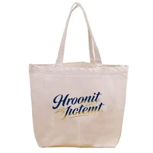 Custom Printed Logo Recyclable Natural Cotton Canvas Tote Bags for Shopping Eco Friendly Reusable Bag