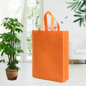 Custom Printed Non Woven Tote Bags Reusable Portable Shopping Bags for Supermarket