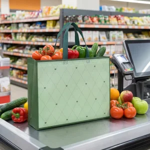 Custom Promotional Durable Reusable Recyclable Non Woven Tote Bags Silk Screen Printing for Gift Craft Business Totes