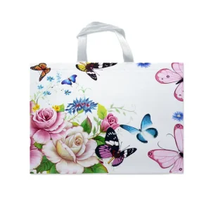 Custom Tote Bags Recyclable Fabric Non Woven Shopping Bags with Custom Logo for Supermarket Use