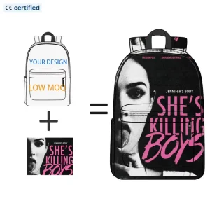 Custom Unisex Personalized Printed Shark Backpack Student Backpack Spray Ground Bag School Bag MOQ 1PC Custom Printing