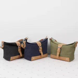 Custom Vintage Female Handbags Ladies Shoulder Purses Canvas Collection