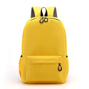 Custom Waterproof Polyester Lining Zipper Closure Breathable Shoulder Backpack for Children Primary Secondary School Students