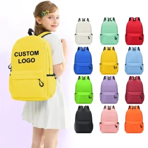 Custom logo School Bags Waterproof Oxford Cloth Boys Girls Casual Backpacks Children’s Custom Cartoon Backpacks