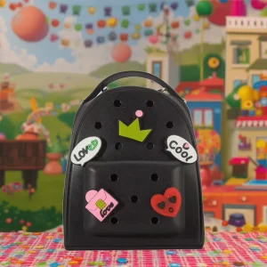 Customizable Colorful EVA Waterproof Toddler Backpack PU Lining Zipper Closure with Two Handle Candy Travel Silicone School Bag
