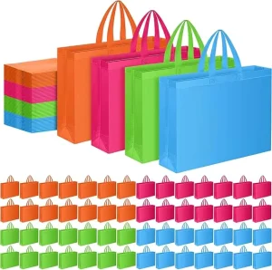 Customizable Eco-Friendly Recyclable Non-Woven Reusable Laminated Grocery Tote Bags Button Closure Screen Printed