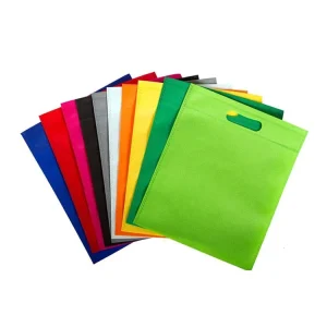 Customizable Logo Printed Non Woven Tote Bags Hand Length Handle Biodegradable Recyclable Reusable for Shopping Tote
