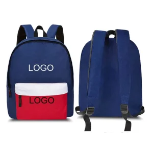 Customization Simple Multi Color School Backpack Portable Teenage Student Backpack