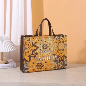 Customized Durable Reusable Shopping Bags Laminated Eco Non Woven Tote Rpet PP Woven with Logo Craft