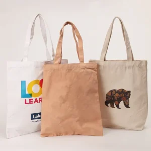 Customized Eco-Friendly Cotton Canvas Tote Bag Low MOQ Fashion Style with Logo Print for Carry Shopping or Gift