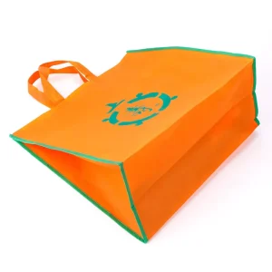 Customized Eco Friendly Foldable Large Capacity Tote Shopping Bag for Craft Recyclable Polypropylene Laminated Four Sides Full