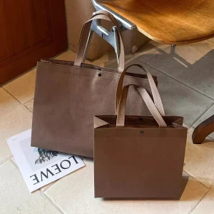 Customized Eco Friendly Women’s Tote Bag Reusable Grocery Shopping Bag Made of Non Woven Fabric