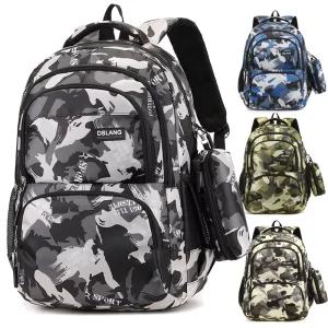 Customized Fashion Backpack for Travel and Outdoor Activities Large Capacity Two piece Casual Backpack