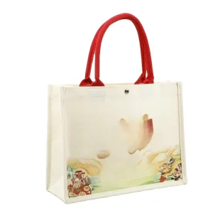 Customized Foldable Large Capacity Casual Cotton Canvas Shopping Tote Bag Oversized