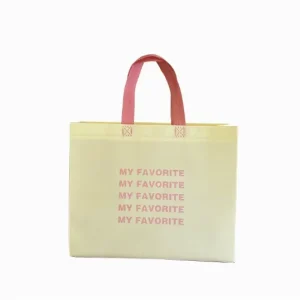 Customized Large capacity Non woven Bags with Logos for Clothing Stores Party and Shopping Tote Bags Made of Non woven Fabric