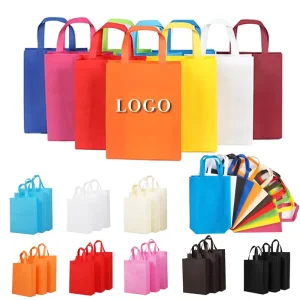Customized Logo Reusable Eco Friendly Folding Supermarket Grocery Store Shopping Bag Non Woven Bags