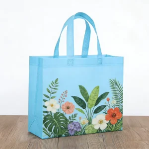 Customized Printing Logo Non woven Drawstring Tote Bag Reusable Durable Moisture Proof Water Resistant Supermarket