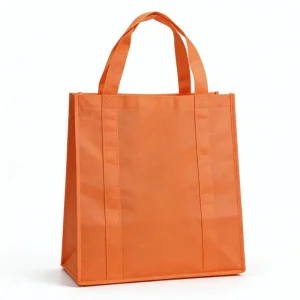 Customized Reusable Fabric Nonwoven Grocery Shopping Bags Nonwoven Tote Bags With Custom Printed Logo