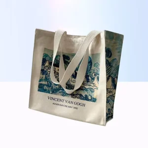 Customized Reusable Shopping Canvas Tote Bags for Daily Use Small Canvas Bag