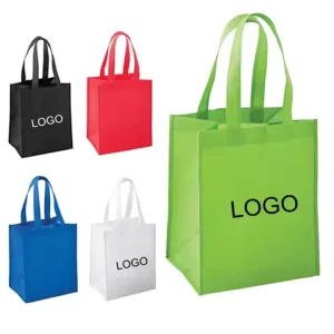 Customized Reusable Tote Shopping Bag Recycled Eco Non Woven Bag with logo Low MOQ Fast Delivery Flexible Size