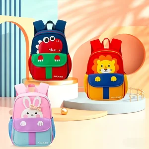 Cute Cartoon Kids Backpack Waterproof Lightweight School Bag for Boys Girls Kindergarten Preschool Elementary