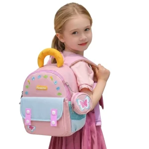 Cute Cartoon Print Soft Fabric Waterproof School Bags Mochilas Escolares for Girls Backpack for Daily Use
