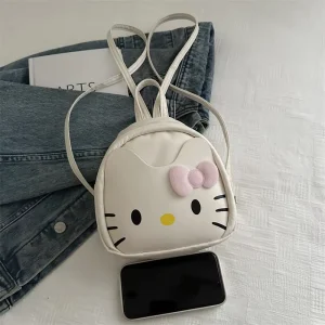 Cute Cat Backpack New Style Spring and Summer Versatile Backpack Cat Travel Small Schoolbag