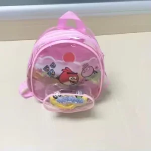 Cute Schoolbag Customized External Frame PVC Waterproof Zipper Stand Jelly Backpack 20-36L Clear Fashion Transparent