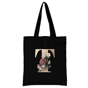 Durable Eco friendly Reusable Travel Recycled Zipper Inner Pocket One Shoulder Ladies Solid Color Cotton Canvas Tote Bag