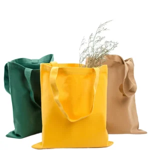 Durable Fashion Canvas Tote Bag Geometric Screen Printed Long Handle Pull On Closure Pocket Customizable Large (>50cm) Travel