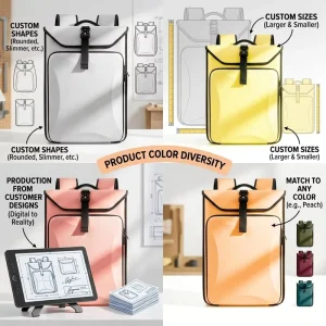 EVA Unisex Hard Shell Luxury Eco Friendly Business Laptop Backpack Waterproof Outdoor Travel Laptop Bag 15.6 inch